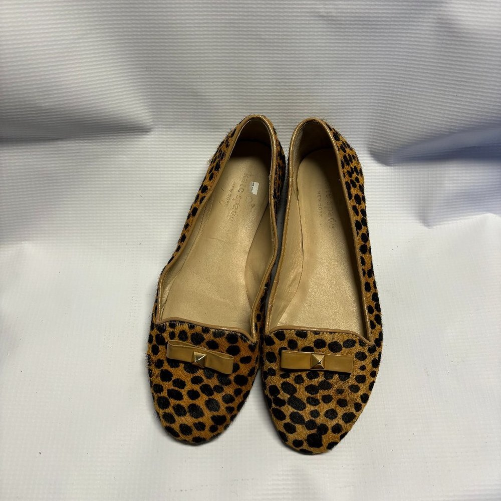 Kate Spade ballet flats shoes cowhide leather